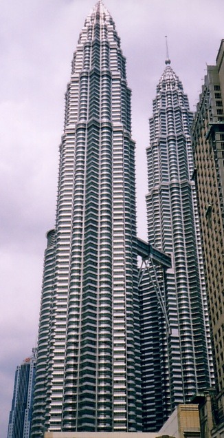 Doppelaufsätze in Kuala Lumpur, Malaysia